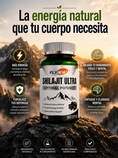 SHILAJIT ULTRA🔥 – Recupera la Energía que creías PERDIDA –60 CAPSULAS