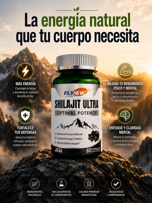 SHILAJIT ULTRA🔥 – Recupera la Energía que creías PERDIDA –60 CAPSULAS