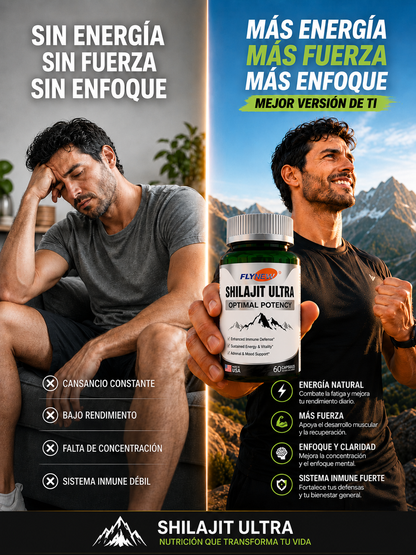 SHILAJIT ULTRA🔥 – Recupera la Energía que creías PERDIDA –60 CAPSULAS