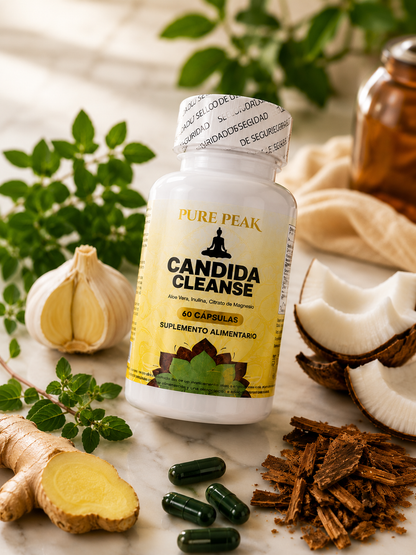 🔥 Candida Cleanse Original– Reduce la Hinchazón y Pierde Peso Naturalmente–  Lleva 2X1!