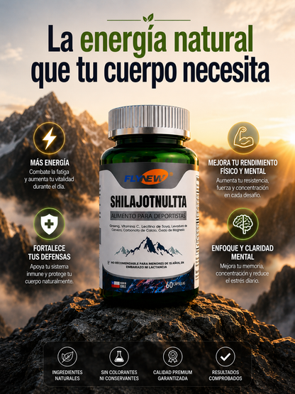 SHILAJIT ULTRA🔥 – Recupera la Fuerza que creías PERDIDA –60 CAPSULAS