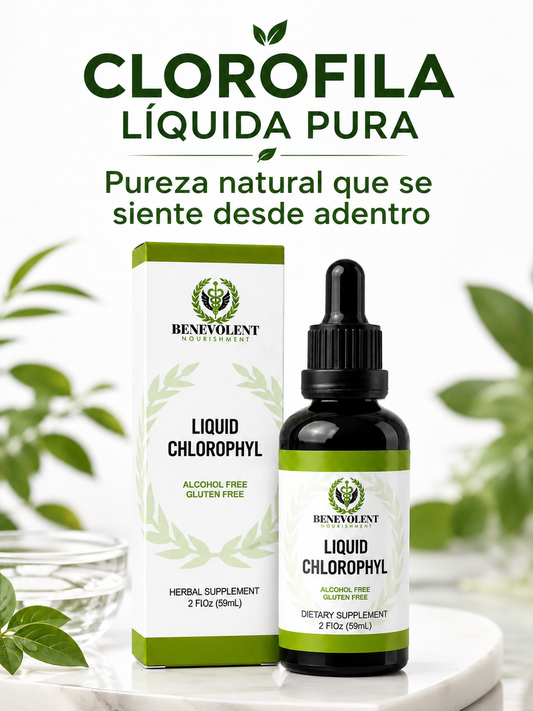 🌿CLOROFILA BENEVOLENT 60 ML– SIÉNTETE FRESCA, LIVIANA Y SEGURA– HOY 2X1!
