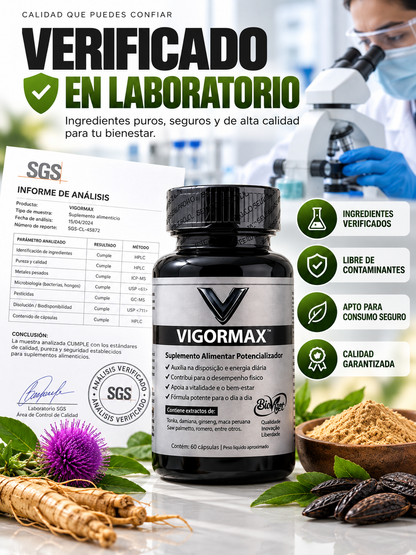 VIGORMAX®— VUELVE A SENTIR EL VIGOR DE ANTES.