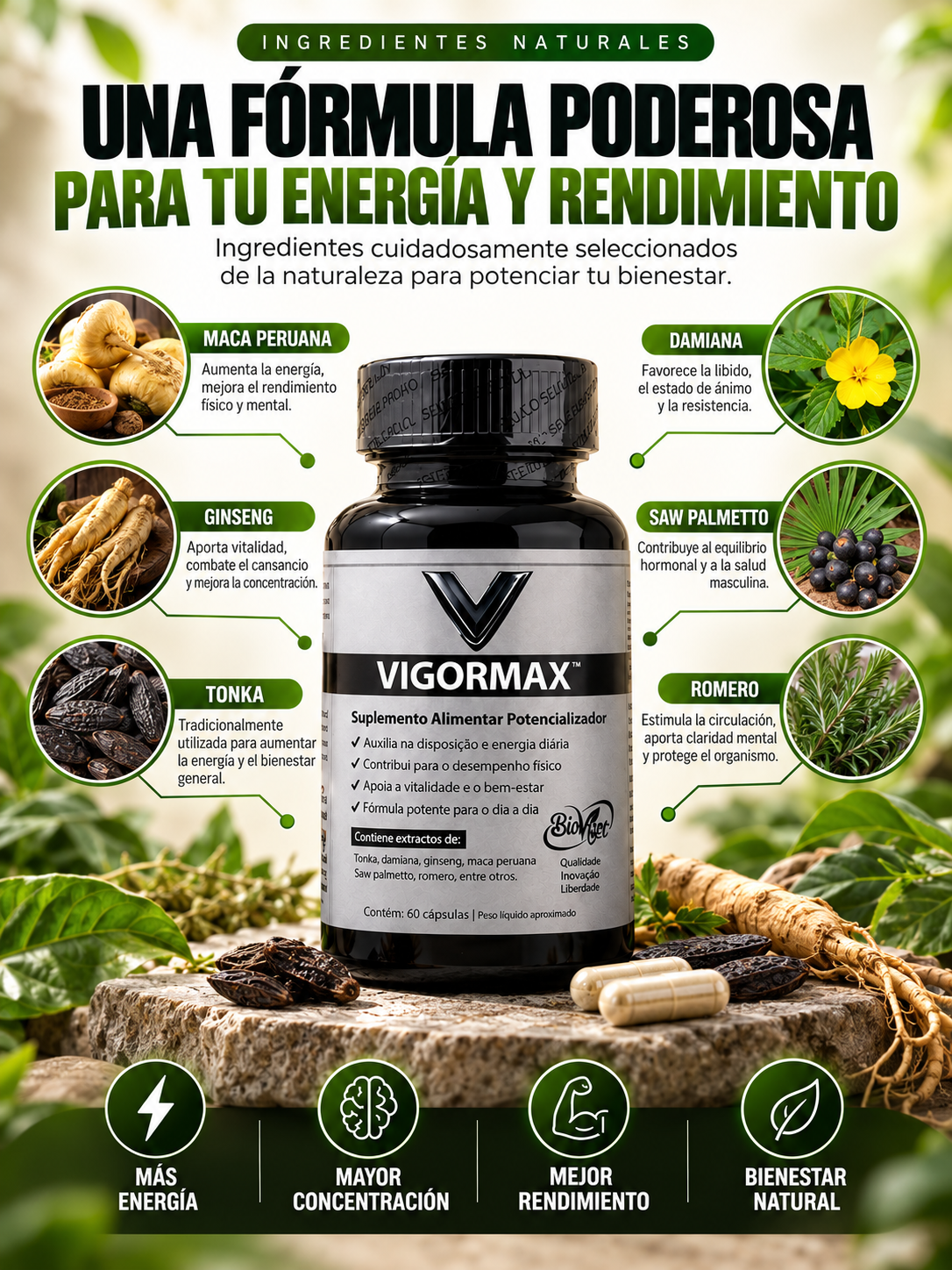 VIGORMAX®— VUELVE A SENTIR EL VIGOR DE ANTES.