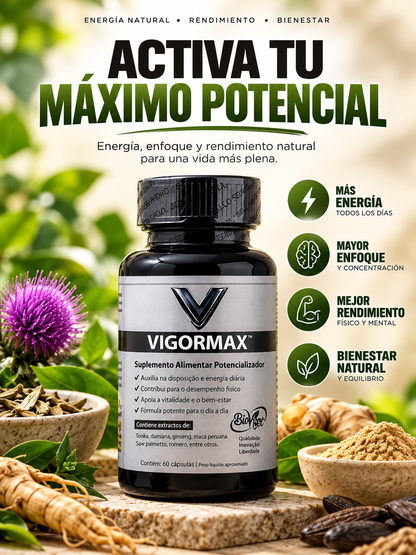 VIGORMAX®— VUELVE A SENTIR EL VIGOR DE ANTES.